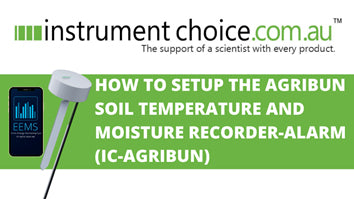 How to Setup the Agribun Temperature and Soil Moisture Meter (IC-Agribun)