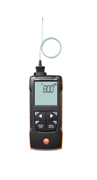 testo 925 - Temperature Measuring Instrument for TC Type K with App Connection