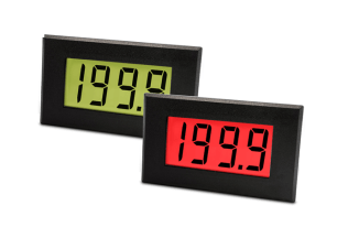 19 mm (0.75") 3.5 Digit, , 4-20mA loop powered LCD Voltmeter with Programmable Red/Green Back-lighting - IC-DPM 942-FPSI