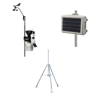 Davis Vantage Pro2 with UV & Solar Radiation Sensor &24 Hour Fan 4G Weather Station kit with Tripod