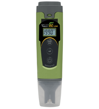 Waterproof EcoTestr EC Low Tester with ATC, 1 point Calibration - ECO-ECTESTLOW