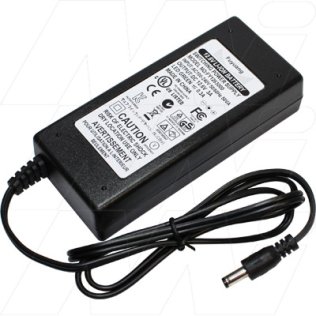 100-240VAC Input LiIon 3 Cell 12.6V Charger Output 3A + 2.1mm DC Plug - FY1263000