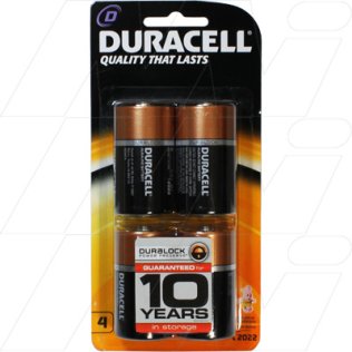Duracell Coppertop Alkaline D, LR20 size Battery - MN1300B4
