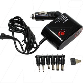 12VDC Input 3A Car Power Adaptor with USB Outlet - MP3671