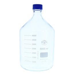 Reagent Bottle 5L with Cap and Pouring Ring - IC-60135