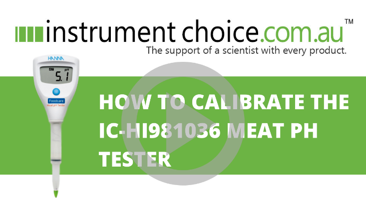 How to Calibrate the IC-HI981036 Meat pH Tester