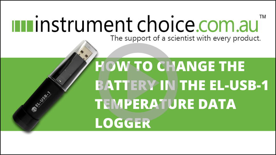 How to Change the Batteries in the EL-USB-1 Temperature Data Logger