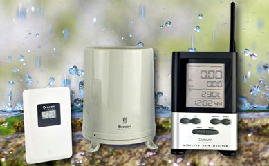 Product Review: Oregon Wireless Rain Gauge with Indoor and Outdoor Thermometer