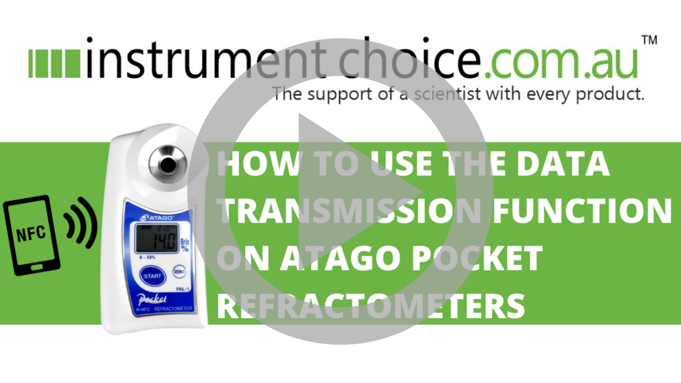 How to use the Data Transmission Function on Atago Pocket Refractometers - Android Devices