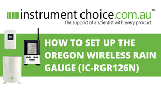 How To Set Up The Oregon Scientific Wireless Rain Water Gauge (IC-RGR126N)