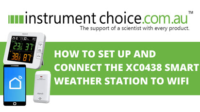 How to Connect the XC0438 Smart WiFi Multi-Channel Weather Station to WiFi
