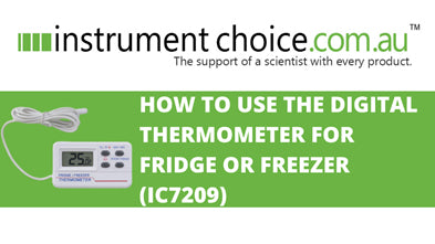 How to Use the Digital Thermometer for Fridge or Freezer - IC7209