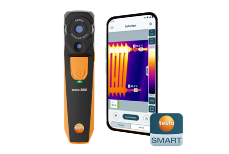 testo 860i Wireless thermal imager for smartphones