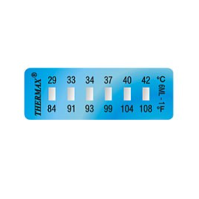 06STHE-6 Thermax Temperature Labels 6 Level (166 to 193 C/331 to 379 F) Pack of 10