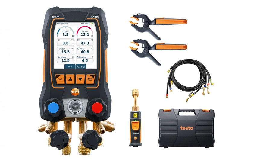 testo 558s Smart Vacuum Kit with Filling Hoses