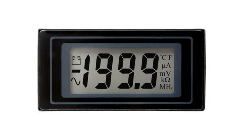 200mVdc full scale, Annunciators, Snap-in Bezel, Panel Meter - IC-DPM 500