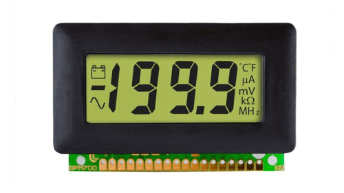 200mVdc full scale, LED Backlit, Annunciators, Bezel Mounted - IC-DPM 700S
