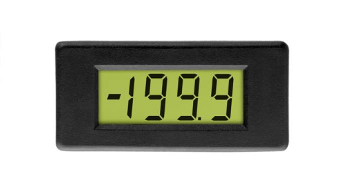 200mVdc full scale, LED backlit, Snap-in - IC-DPM 1AS-BL