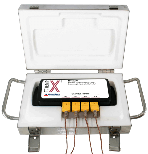 4 Channel, Oven Temperature Logger With Type K Thermocouple Probes