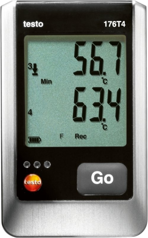 4-Channel Data Logger With Thermocouple External Sensor Input