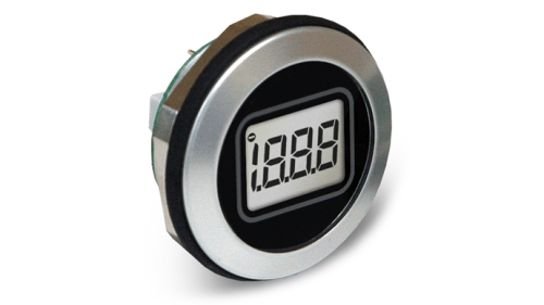 8mm (0.31:), 200 mVdc fullsclae, round metal bezel, LCD