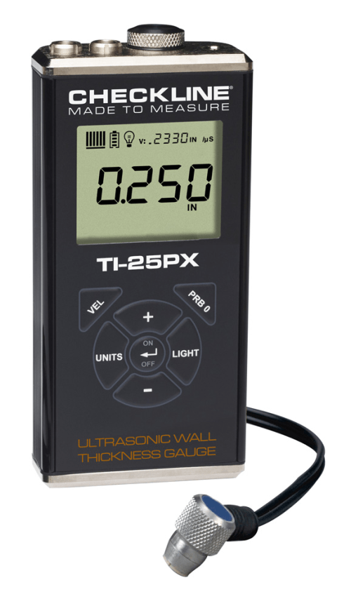 Adjustable Velocity Ultrasonic Wall Thickness Gaug - IC-TI-25PX