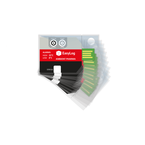 Ambient Pharma Goods Data Logger with Alarms. No Software Required