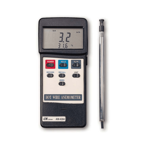 Anemometer With Temperature Hot Wire & RS232 Output - IC-AM4204