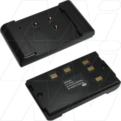 Camera Battery Charger Adaptor Plate for Sharp - AVH301