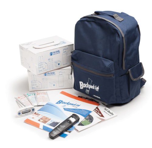 Backpack Lab Soil Quality Educational Test Kit