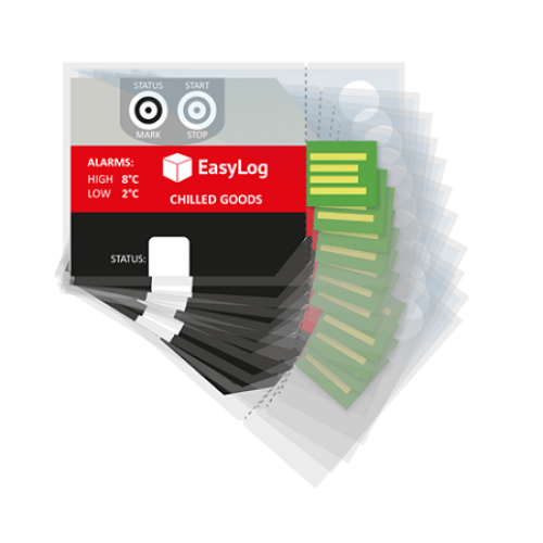 Chilled Goods Data Logger with Alarms - No Software Required (Pack of 10)