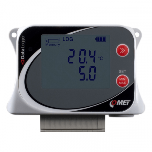 COMET U0541 Voltage Data Logger for Two Voltage Inputs (0-10V) and Two External Temperature Probes