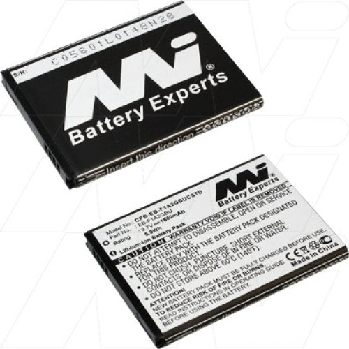 Mobile Phone and Camera Battery suitable for Samsung Galaxy S2 Phone, Galaxy EK-GC100 Camera - CPB-EB-F1A2GBUCSTD-BP1