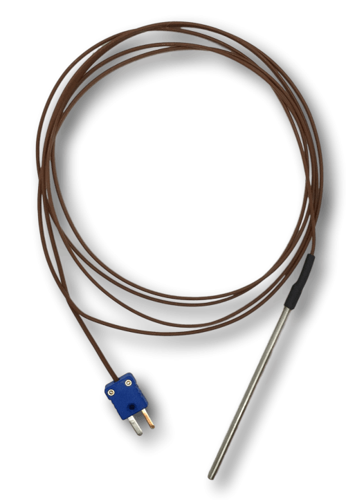 Custom Waterpoof Probe / Type T / 4mm x 100mm SS Tip / 2m CBL with Mini Plug