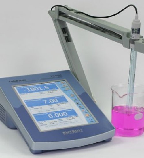 Color Touch Screen CyberScan PC 6500 - 3 channel pH-pH FET-mv-Ion-Conductivity - Resistivity- TDS-Sa - EC-PC6500-40S