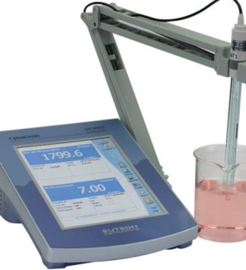 Color Touch Screen CyberScan pH 6500 - 2 channel pH-pH FET-mV-Ion RS232,USB,IRDA Meter with electrod - EC-PH6500-40SC