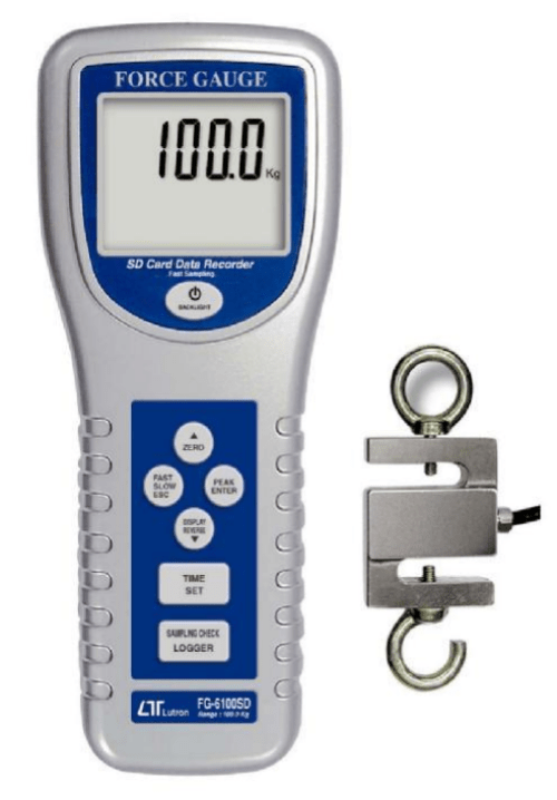 Force Gauge Data Logger Tension & Compression (100kg) - IC-FG6100SD