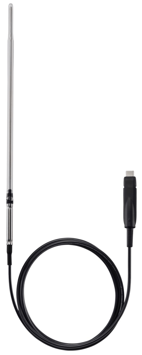 Glass-coated laboratory probe (digital) - with Pt100 temperature sensor