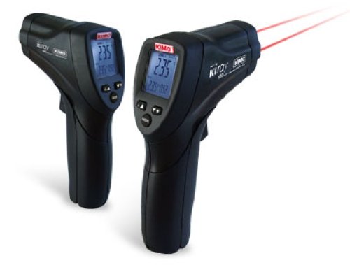 Kimo Infra Red Thermometer (20 to 1 Ratio) with Dual Laser Beam (-50C to 800C) (Not suitable for hum - KIRAY100