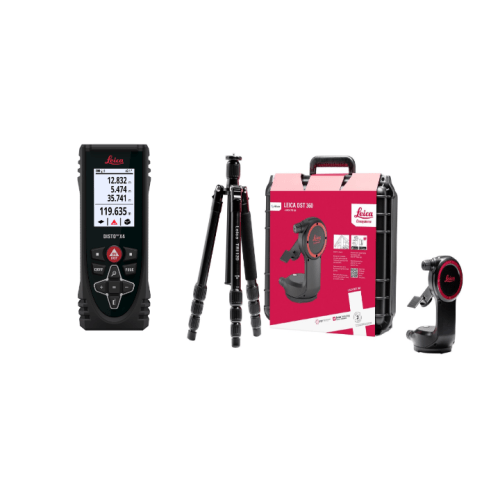 Leica Disto X4 P2P Kit with with DST360 and TRI120 Tripod in Hard Case