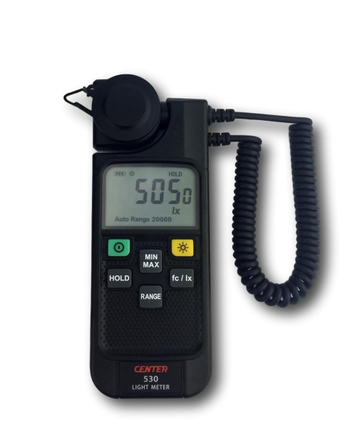 Lightmeter (Lux) with Detachable & Rotatable Sensor - IC-CENTER530