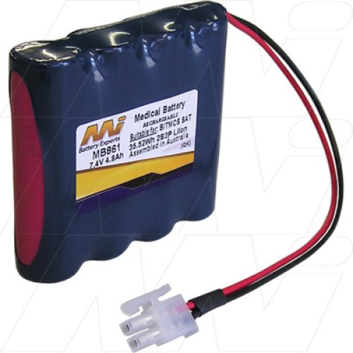 Medical battery suitable for Bitmos sat 805 - MB861