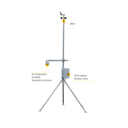 Met Station with Wind speed/Direction, Temp/RH and Pressure