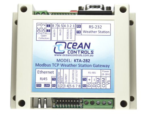 Modbus TCP Weather Station Gateway - ICKTA-282