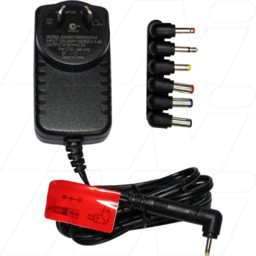 Regulated Switchmode Power Supply 100-240VAC to 6VDC 2.2A - MP3482