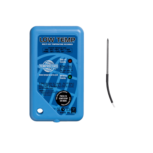 MULTITRIP Blue LOW TEMP Straight S/S Probe, 8k, 3m Cable