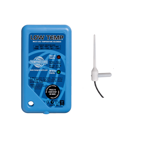 MULTITRIP Blue LOW TEMP Teflon Probe 1m