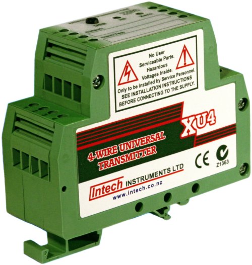 Powered universal input and output transmitter (4 Wire) - XU4