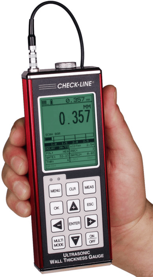 Precision Ultrasonic A-scan Thickness Gauge - IC-TI-PVX