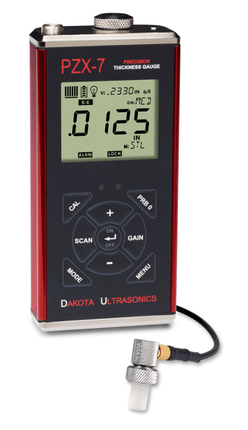 Precision Ultrasonic Wall Thickness Gauge - IC-PZX-7